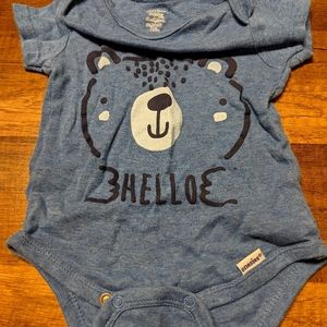 5 pack Gerber onesies 0-3 month